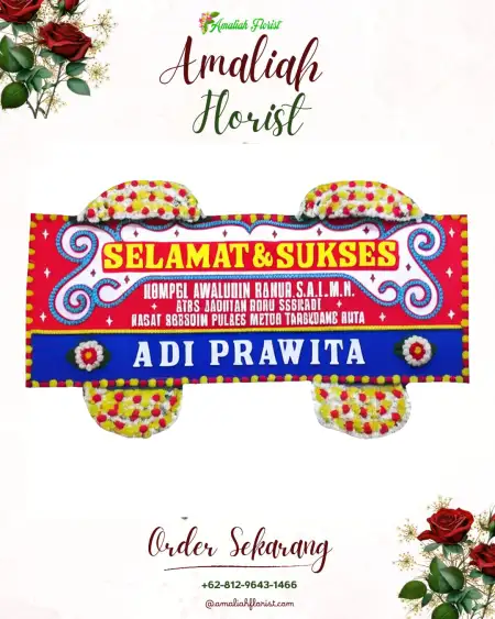 Papan Bunga Ucapan Selamat Pesisir
